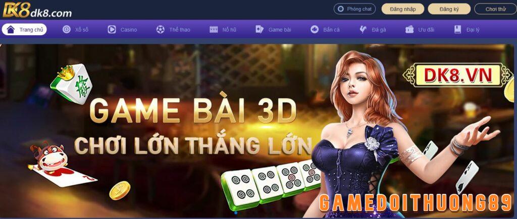 cổng game dk8