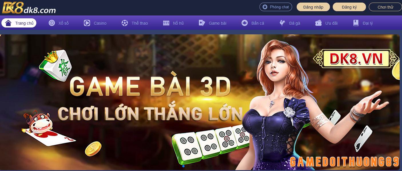 cổng game dk8